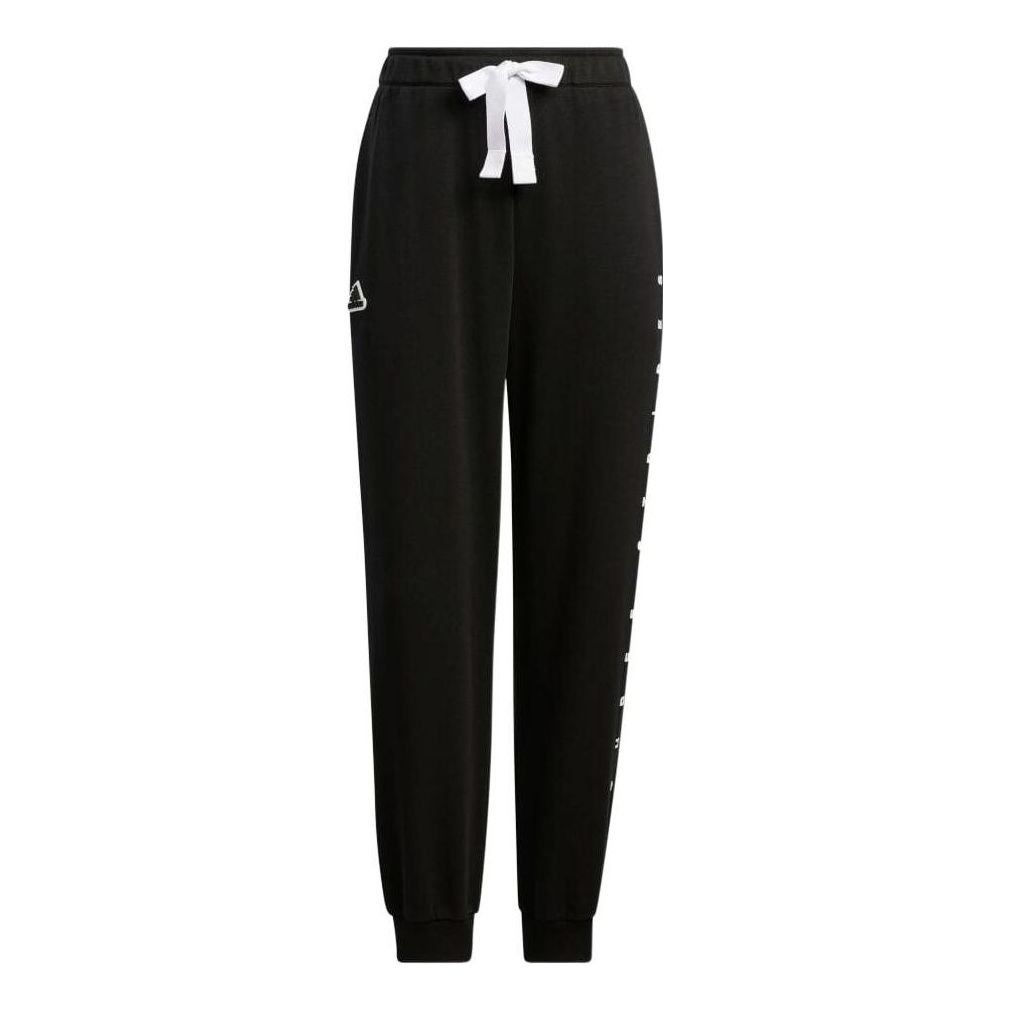 (WMNS) adidas Word Sweatpants Asia Sizing 'Black' IA5231