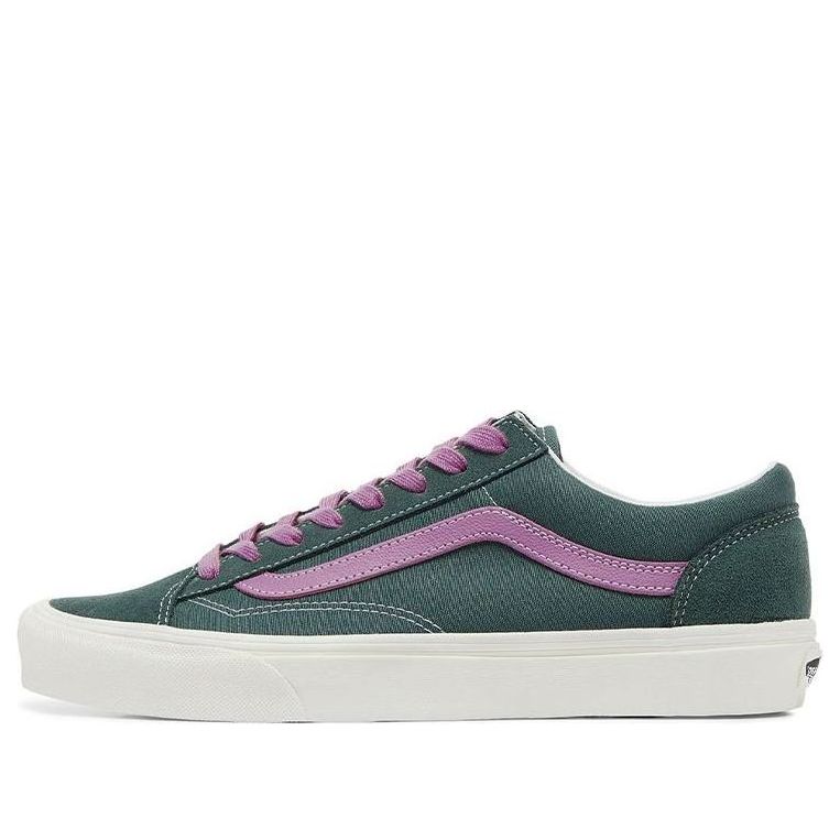 Vans Style 36 Casual Fashion Skate Shoes Unisex Green Purple VN0A3DZ3BOC