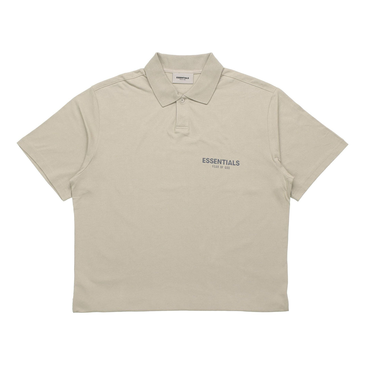 Fear of God Essentials FW20 Logo Polo Shirt 'Olive' FOG-FW20-199