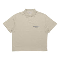 Fear of God Essentials FW20 Logo Polo Shirt 'Olive' FOG-FW20-199