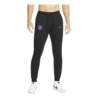 Nike Dri-FIT Barcelona Solid Color Quick Dry Knit Lacing Soccer/Football Sports Pants Black DB7873-014