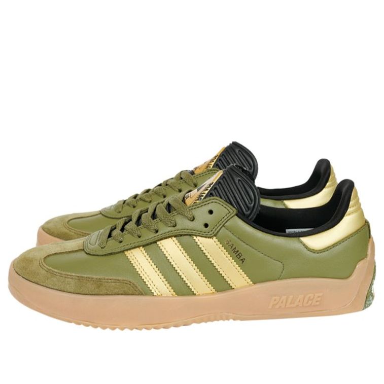 adidas x PALACE Samba Puig 'Focus Olive Metallic Gold' HQ6100