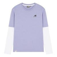 New Balance Classic Long Sleeve Tee 'Purple White' 5DC16063-DV