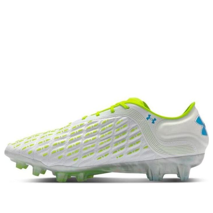 Under Armour Clone Magnetico Pro Elite 3.0 Soccer Cleats 'White Solar Green' 3026740-103
