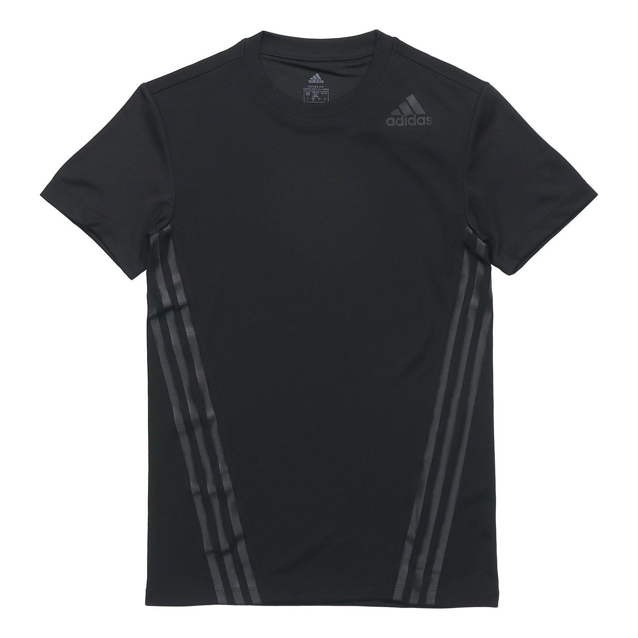adidas Casual Sports Round-neck Short-sleeve Tee Men Black FL4309