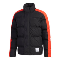adidas neo M Ut Puffer Back Large logo Casual Down Jacket Black EI4413