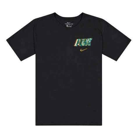 Nike Rayguns 90 Short Sleeve T-Shirt Asia Sizing 'Black' DB5965-010