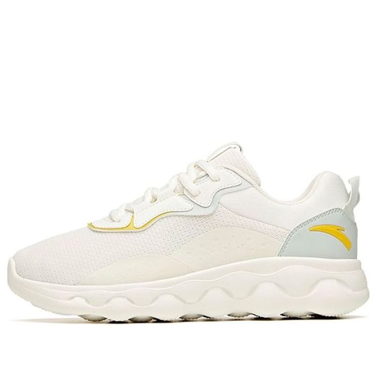 (WMNS) ANTA Running Series Sneakers 'White Blue Yellow' 922115535-4
