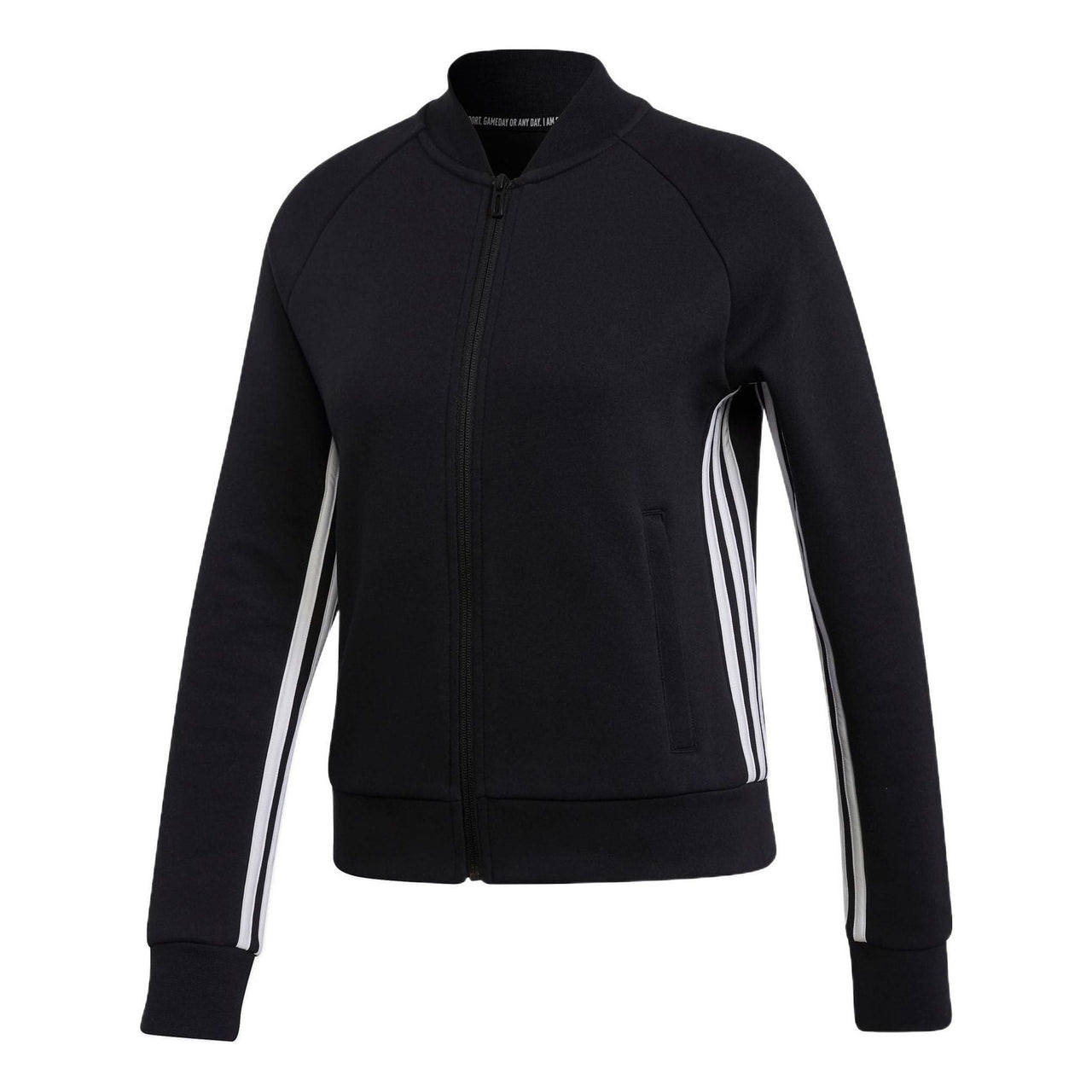 (WMNS) adidas Must Haves 3-Stripes Track Jacket 'Black' DX7971