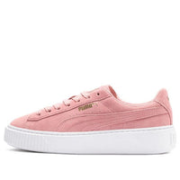 (WMNS) PUMA Suede Platform 'Pink White' 362223-14