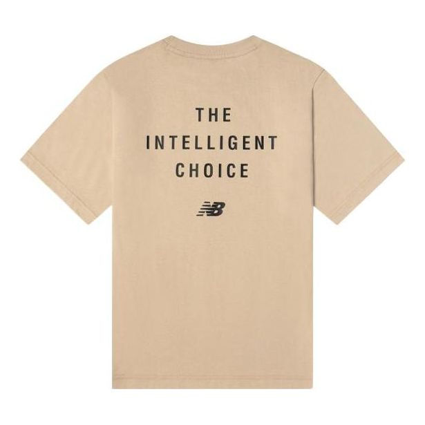 New Balance Sportswear IU Tee 'Beige Black' 5EC2U133-BEI