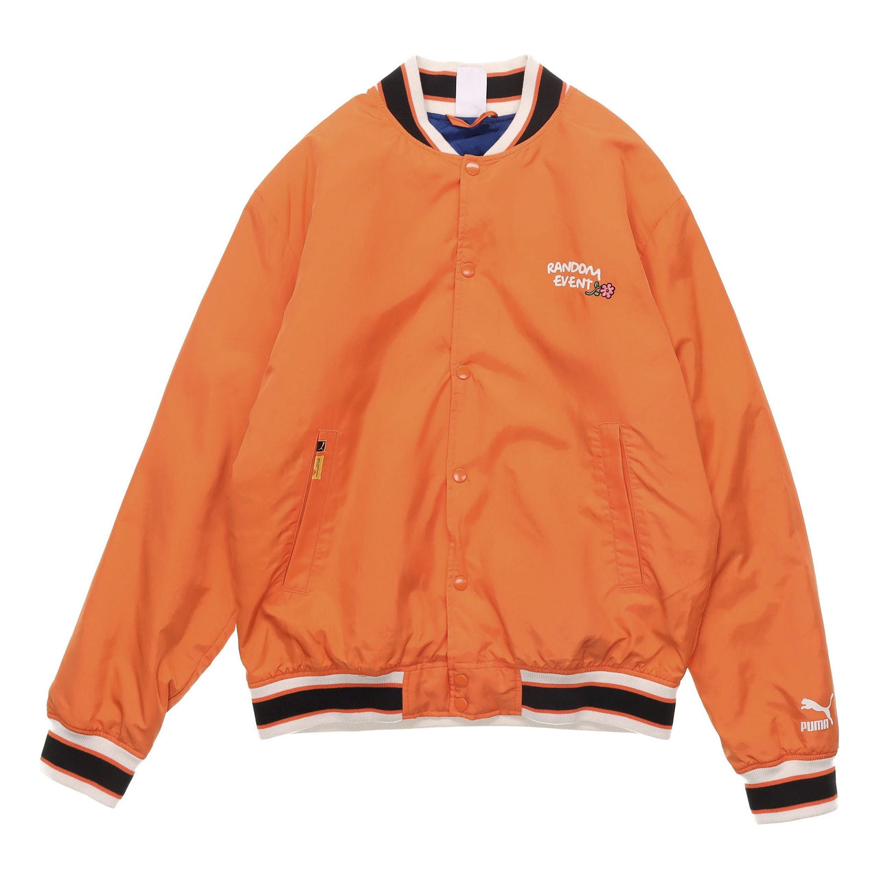 PUMA x Randomevent Bomber Graphic Logo Jacket 'Orange' 596661-40
