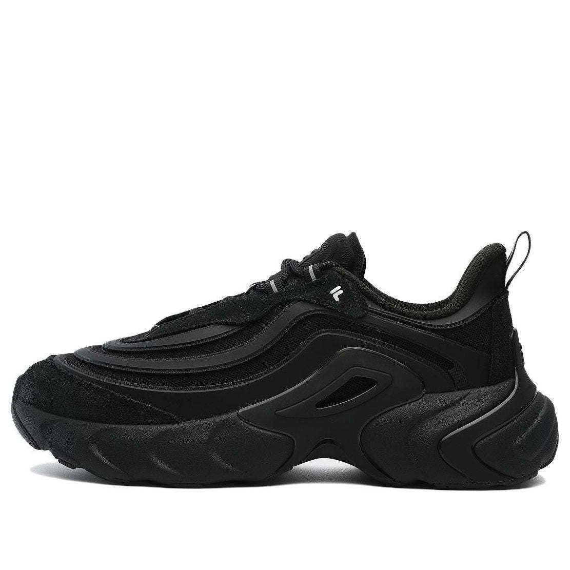 (WMNS) FILA FUSION Ray 4 Sneakers 'Black' T12W331108FBK