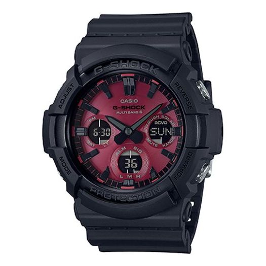 CASIO G-Shock Analog-Digital 'Black Red' GAW-100AR-1APRG