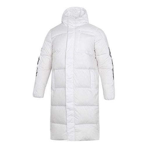 adidas Outdoor Athleisure Casual Sports hooded down Jacket White HC2634