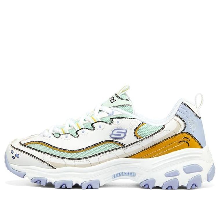 (WMNS) Skechers D'Lites 1.0 x SpongeBob 'White Blue Green' 896100-WBL