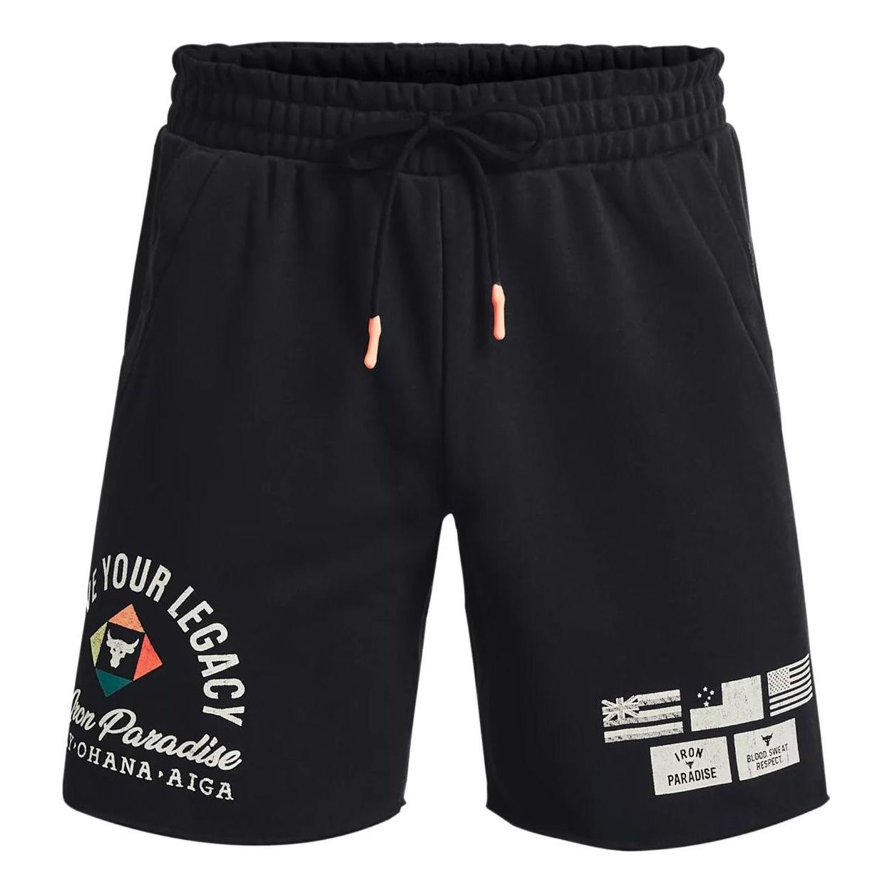 Under Armour Project Rock Heavyweight Terry Shorts 'Black' 1377439-001