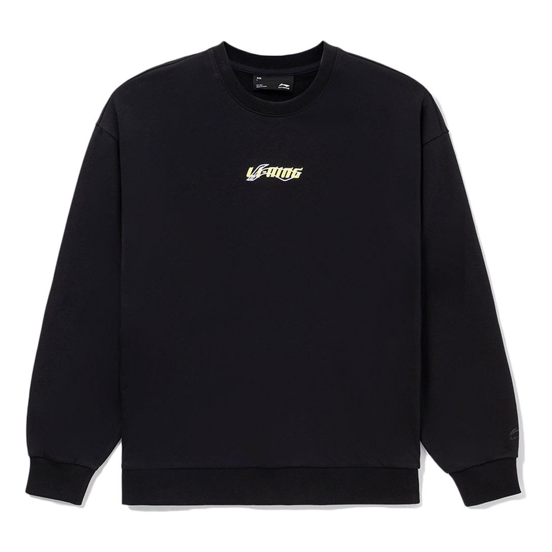 Li-Ning Small Logo Sweatshirt 'Black' AWDS587-1