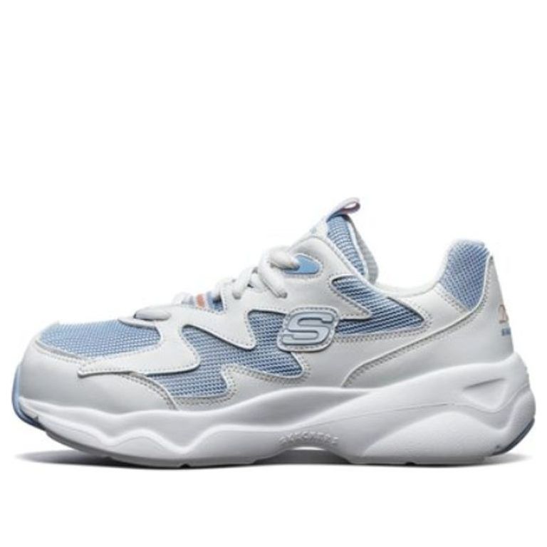(WMNS) Skechers D'Lites Airy White/Blue 88888105-WBL
