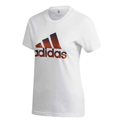 (WMNS) adidas Training Sports Round-neck Short-sleeve Tee White FJ5012