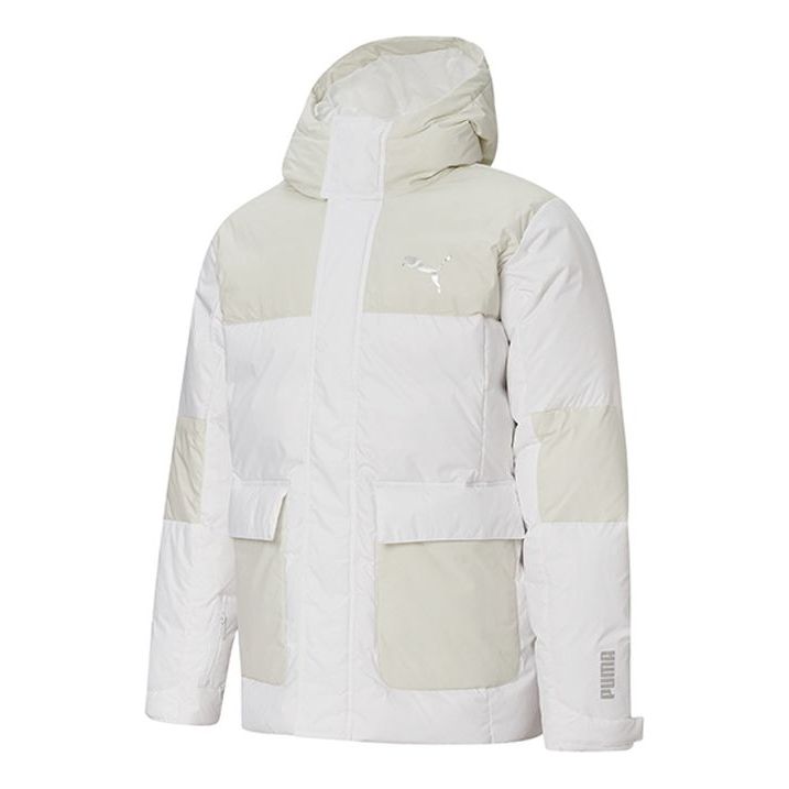 PUMA Protective Down Jacket 'White Beige' 586604-02
