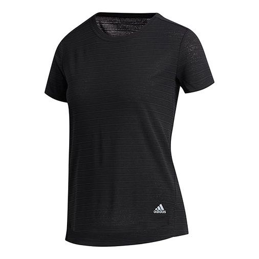 (WMNS) adidas Bonus Loose Short Sleeve Black GJ2757