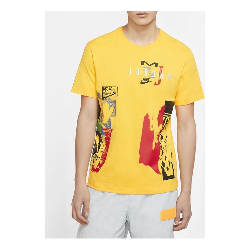 Air Jordan Sport Dna Short Sleeve Men's Yellow CJ6224-728