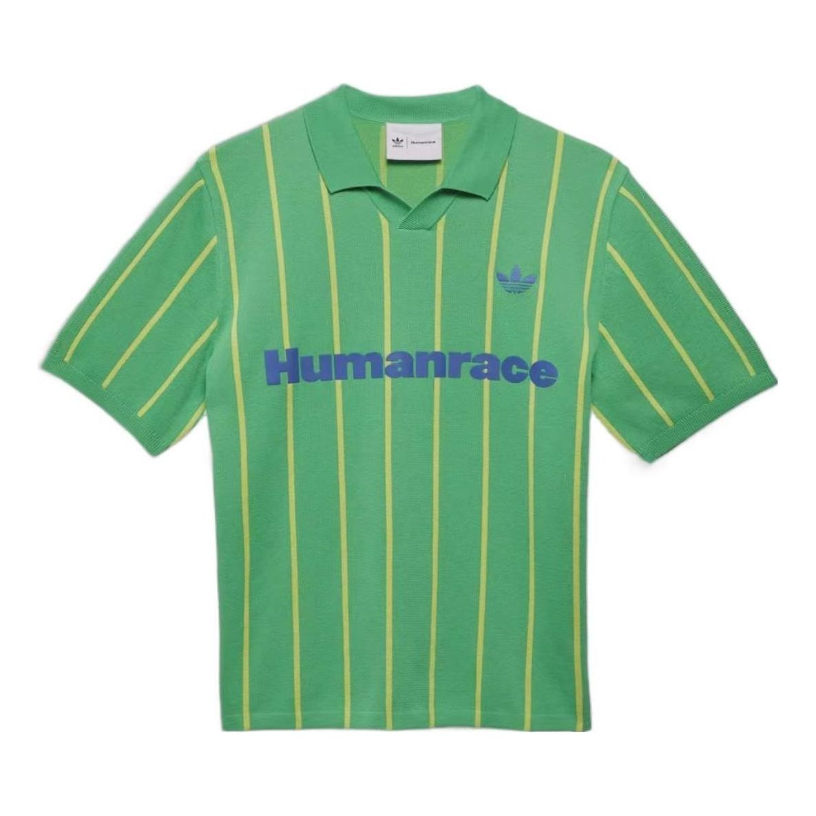 adidas x Pharrell Knit Jersey 'Semi Screaming Green' HU1106
