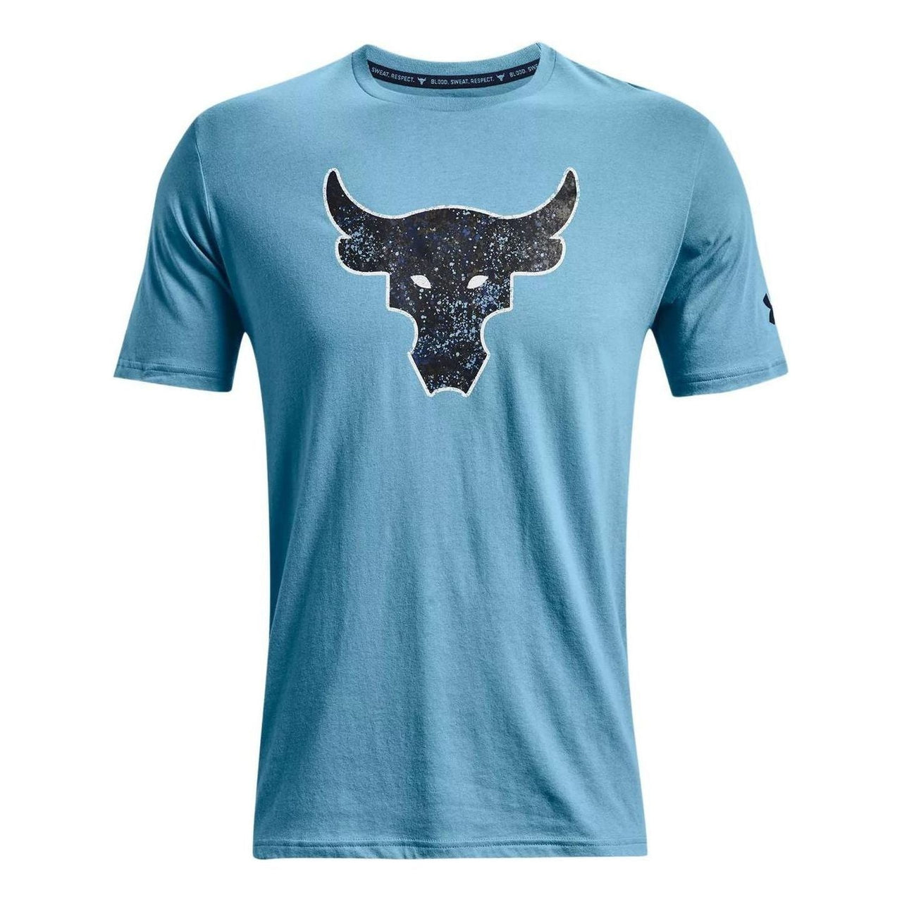 Under Armour Project Rock Brahma Bull Short Sleeve T-shirt 'Sky Blue' 1371214-416