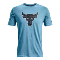 Under Armour Project Rock Brahma Bull Short Sleeve T-shirt 'Sky Blue' 1371214-416