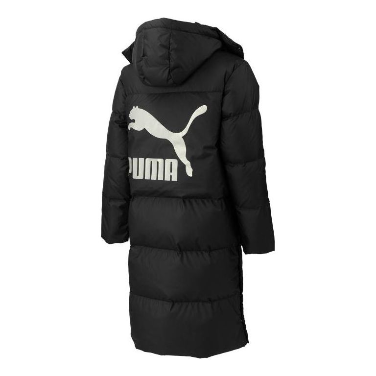 PUMA Teamliga Long Down Coat 'Black' 539572-01