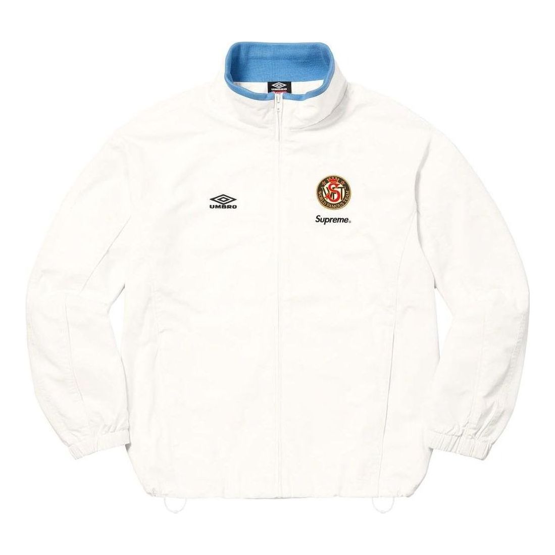 Supreme x Umbro Cotton Ripstop Track Jacket 'White Black' SUP-FW23-093