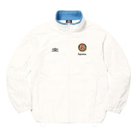Supreme x Umbro Cotton Ripstop Track Jacket 'White Black' SUP-FW23-093