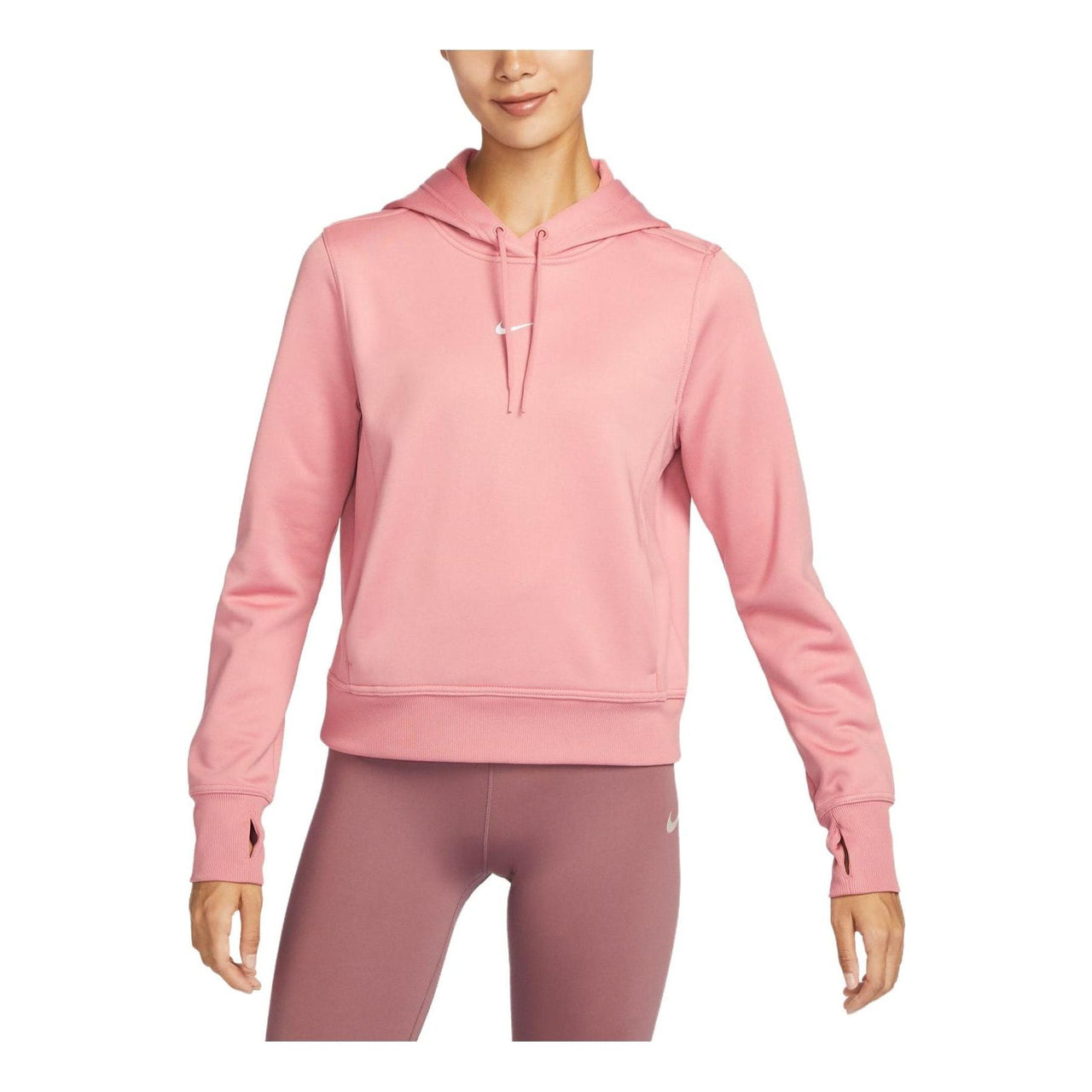 (WMNS) Nike Flight Fleece pullover hooded top 'Pink' FB5211-618