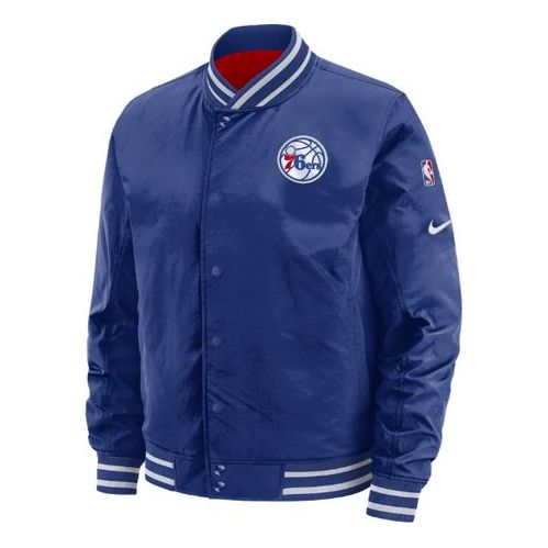 Nike Philadelphia 76ers Reversible Stay Warm Sports Jacket Navy Blue Dark blue AV6597-495