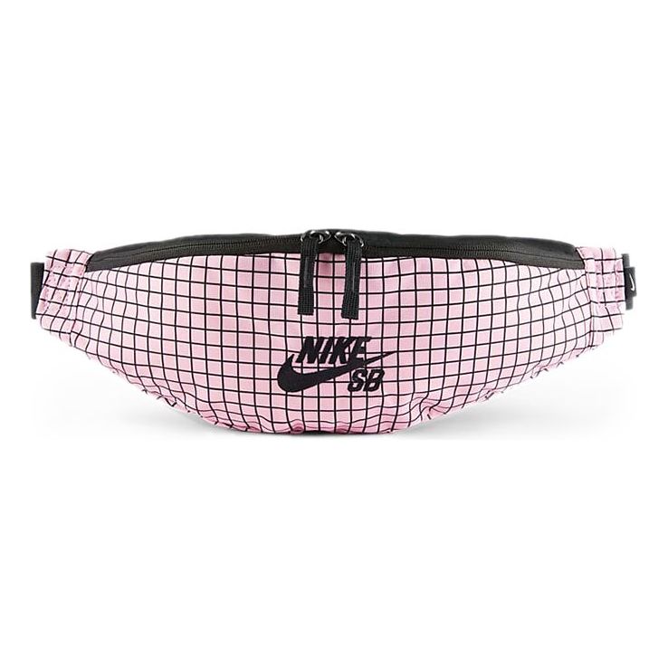 Nike SB Heritage Print Waistpack Fanny Pack 'Black Pink' CK6755-629