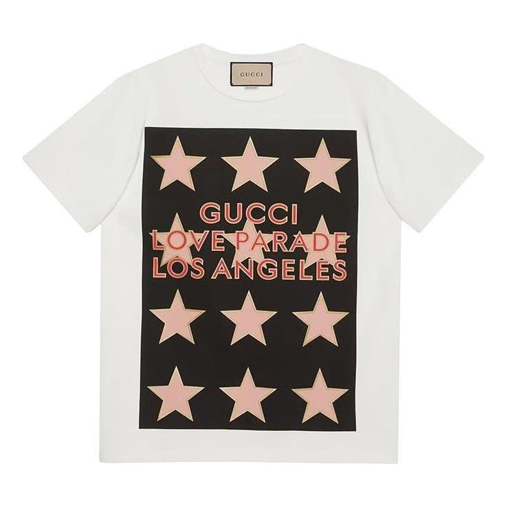 Gucci Love Parade LA T-Shirt 'Ivory' 548334-XJEQI-9275