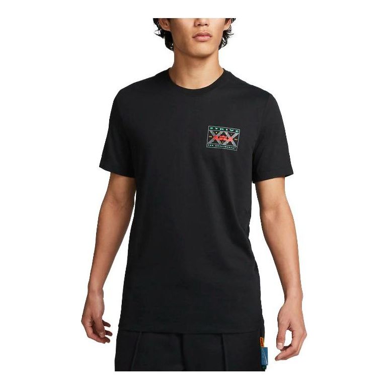 Nike Lebron James DRY-FIT T-shirt 'Black' FD0073-010