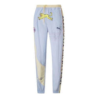 PUMA X KIDSUPER Studios Track Pants 'Purple Yellow Black' 598462-38