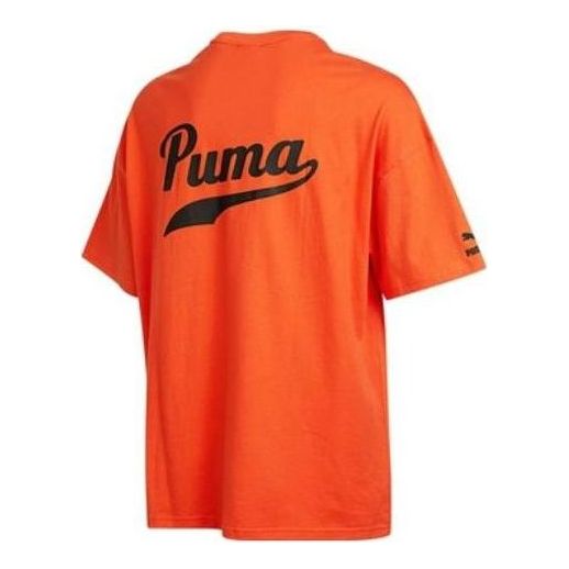 PUMA Logo T-Shirt 'Orange' 538324-79