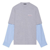 Balenciaga Political Campaign Layered T-Shirt 'Grey' 671401TKVJ11379