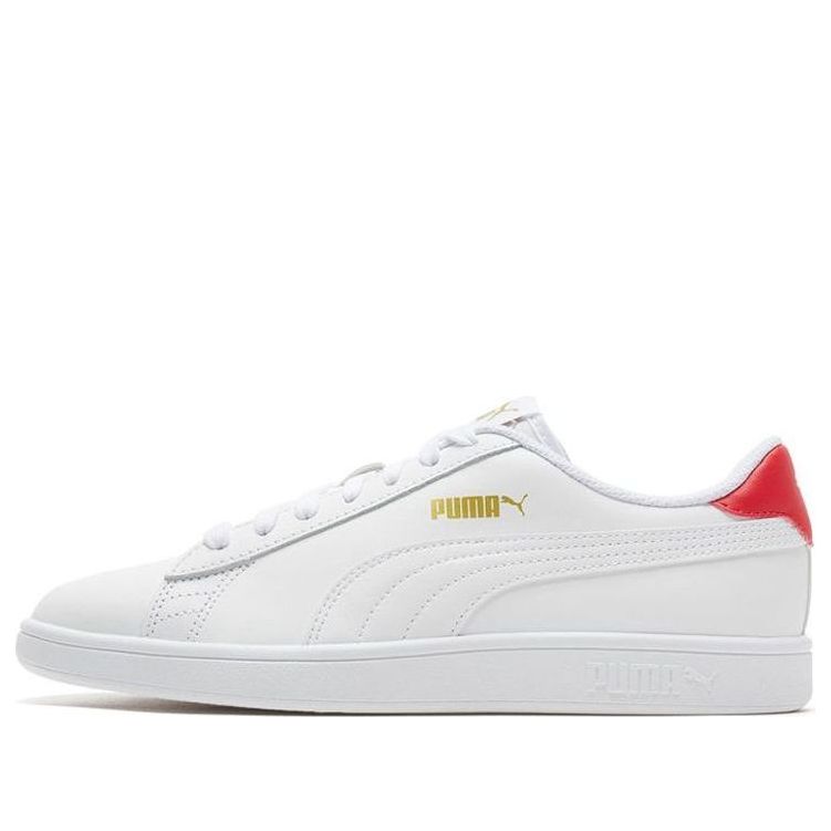 PUMA Smash V2 'White High Risk Red' 365215-17