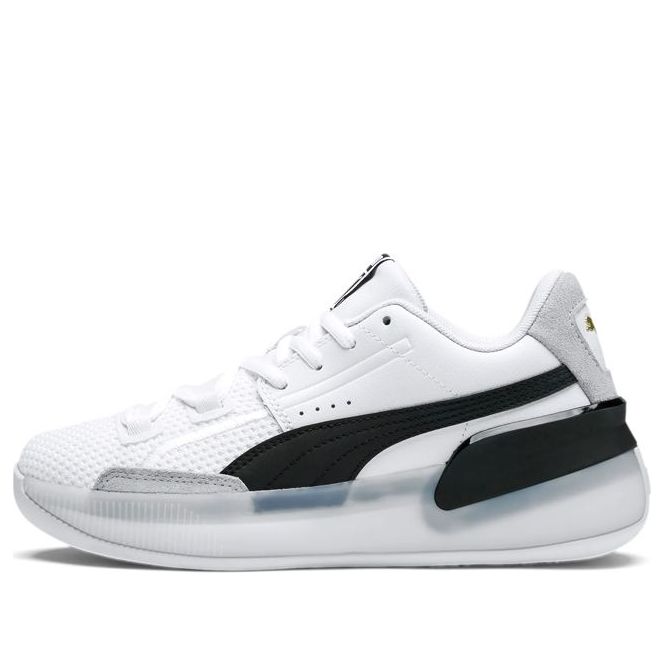 (GS) PUMA Clyde Hardwood 'White Black' 193847-01