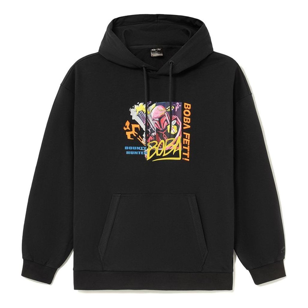 Li-Ning x Star Wars Graphic Hoodie 'Black' AWDS589-1
