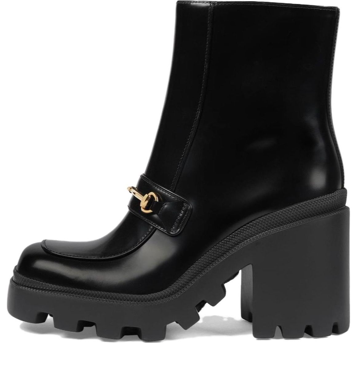 (WMNS) Gucci Boot With Horsebit 'Black' 750589-AACAT-1000