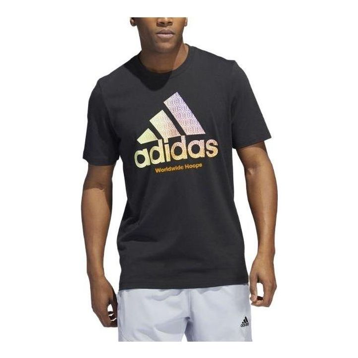 adidas We Ball Together Badge of Sport T-shirt 'Black' HC6902