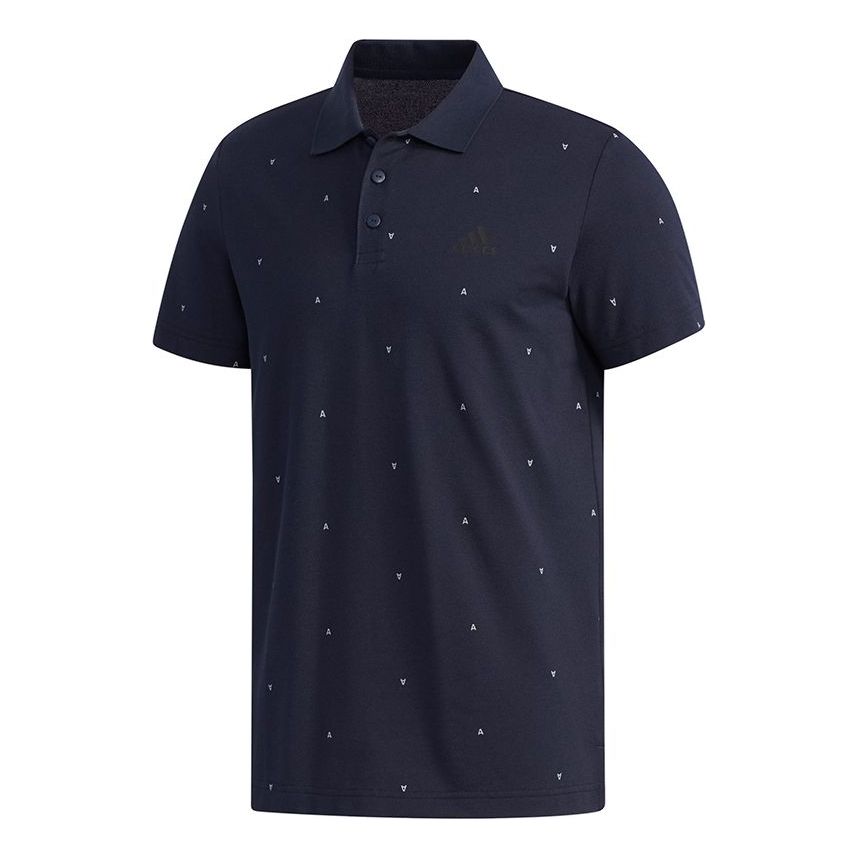 adidas Ai Polo Gen Aop Short Sleeve Polo Men's Navy DY8707