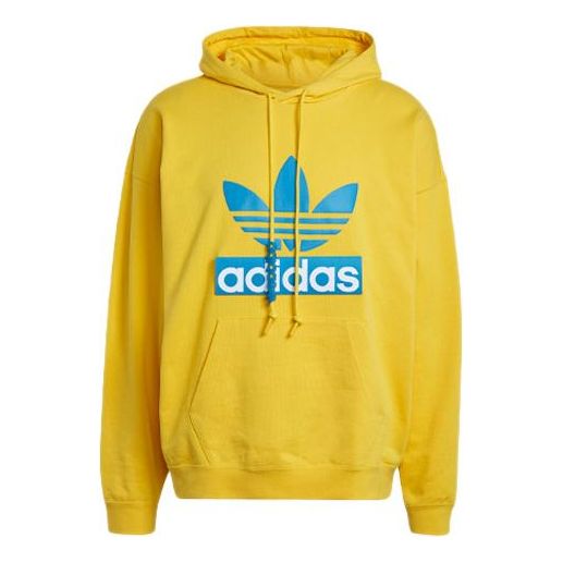 adidas originals Big Trfl Logo Pattern Sports Yellow H36281