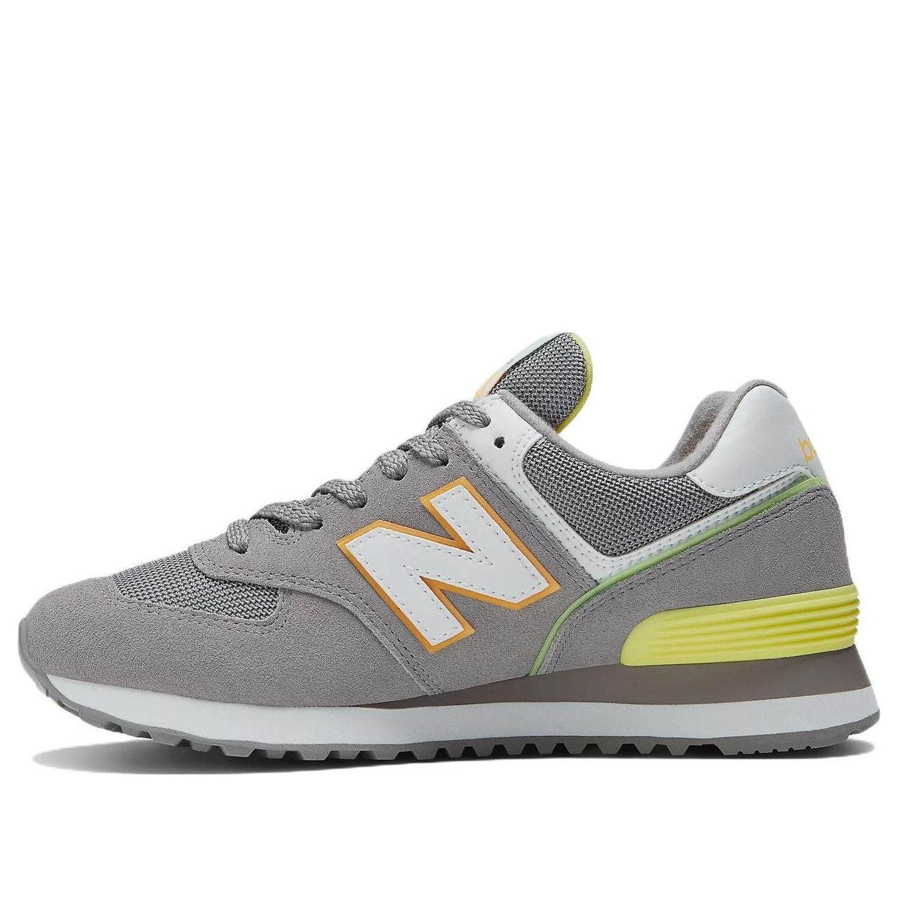 (WMNS) New Balance 574 Series V2 Low-Top Grey/Orange WL574CM2