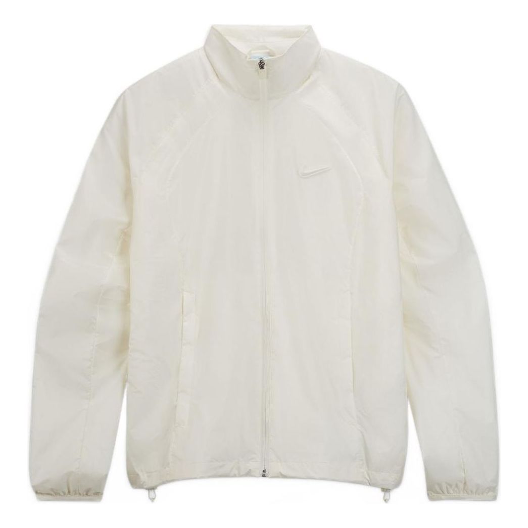 Nike x NOCTA Drake Solid Color Zipper Stand Collar Jacket 'White' DM7295-133